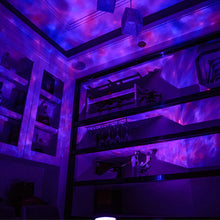 Load image into Gallery viewer, ocean wave projector night light With USB Remote Control TF Cards Music Player Speaker