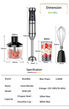 Load image into Gallery viewer, Best kitchenaid immersion blender for Vegetable Meat Grinder etc 4 in 1