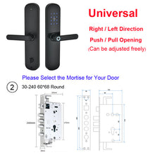 Load image into Gallery viewer, best electronic door lock with biometric fingerprint supported