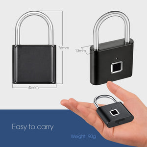 Fingerprint digital door lock-Rechargeable and USB supporter keyless